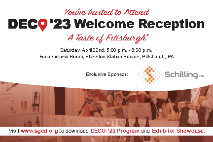 Deco '23 Welcome Reception Invitation